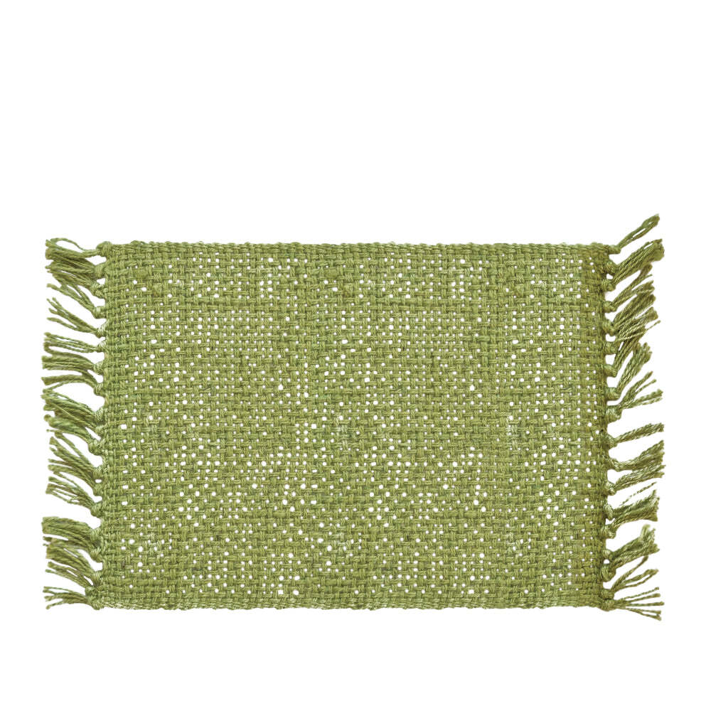 J. Elliot J.Elliot Home Rowan 33x48cm Jute Placemat Table Protector Rectangle Bayleaf (4 Pack) — image 2