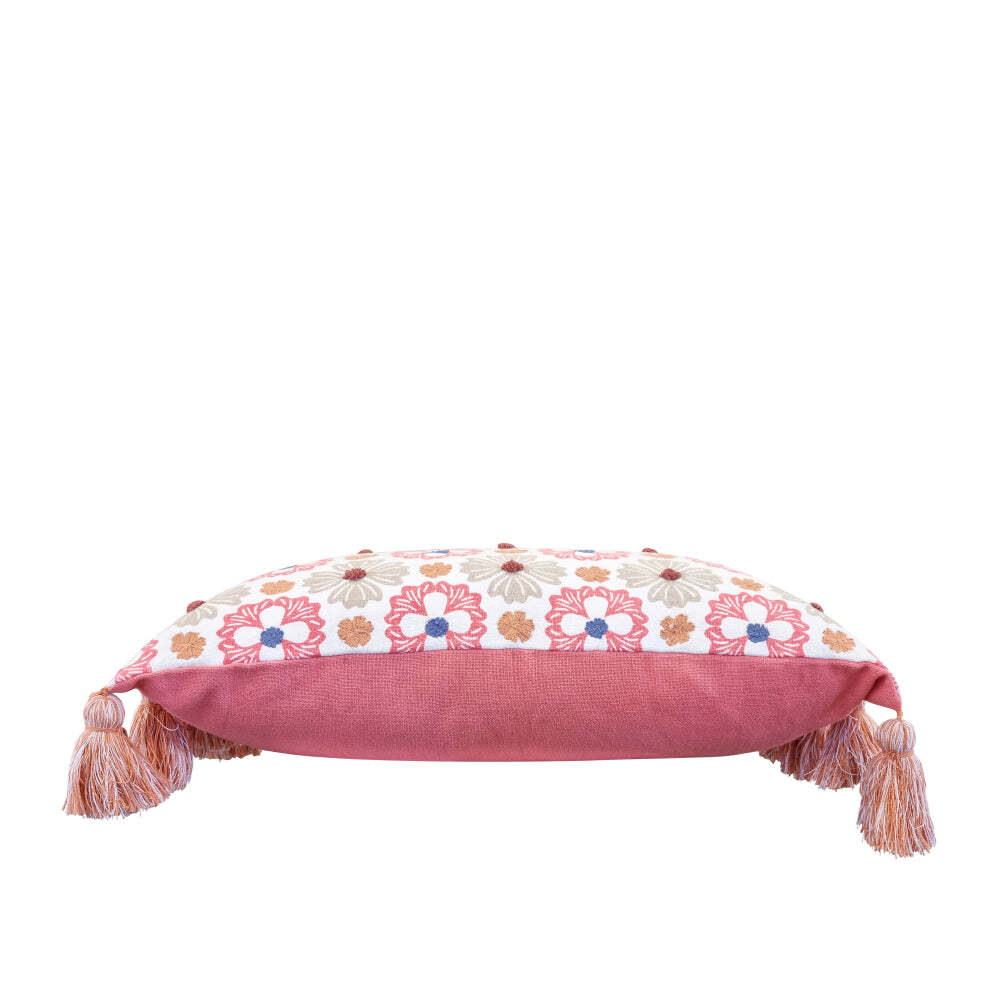 J. Elliot J.Elliot Home Zoe Cushion 35x55cm Bubblegum & White Multicolour
