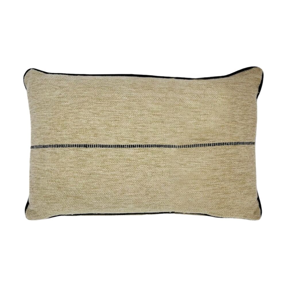 J.Elliot Home 35x55x0.7cm Natural & Black Pointer Cushion Pillow Household Decor
