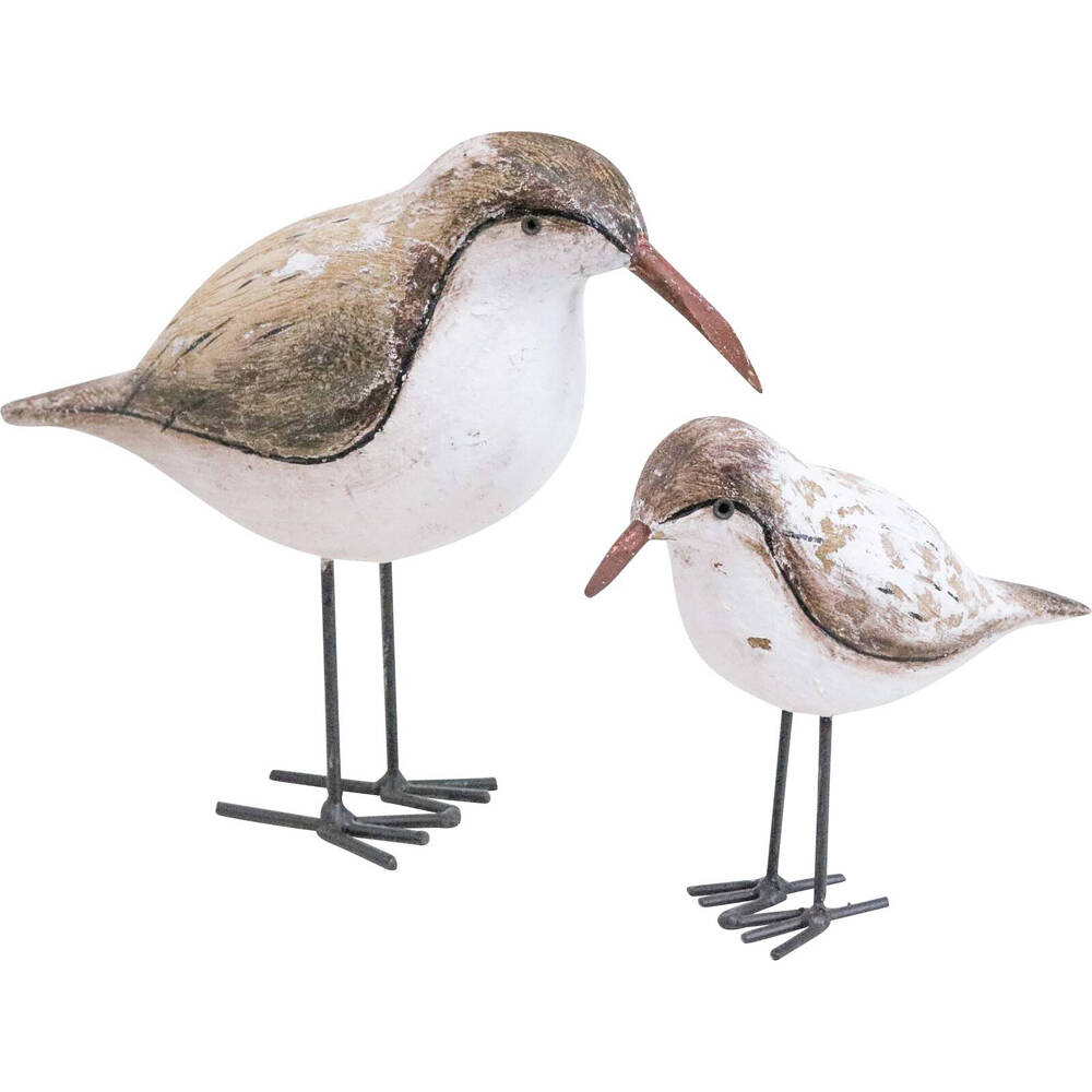 LVD Sand Piper Wooden Sculpture Home/Lounge Tabletop Figurine Decor Large — image 2