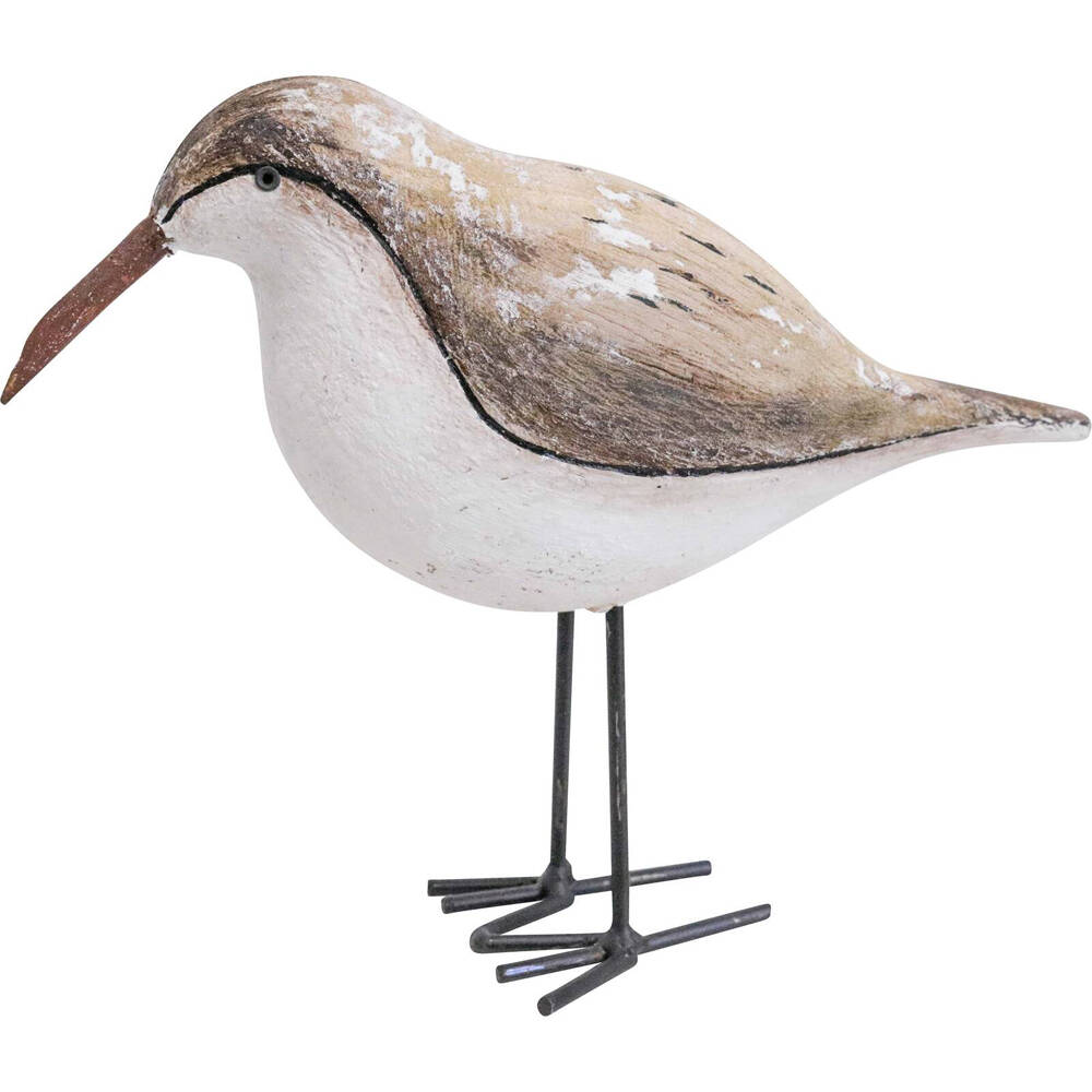 LVD Sand Piper Wooden Sculpture Home/Lounge Tabletop Figurine Decor Large