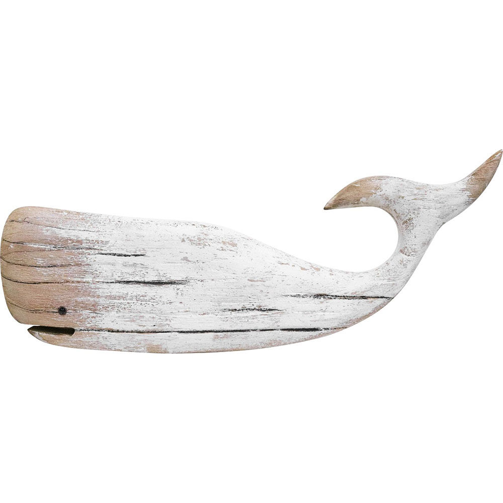 LVD Lavida Whale Large Rustic Ornament Home/Office Decor 57x24cm