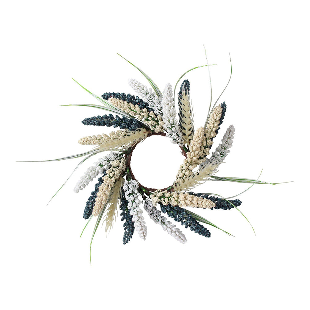 LVD Candle Wreath Ring 30cm Plastic Hamptons Table Centerpiece Home Decor Display (2 Pack) — image 2