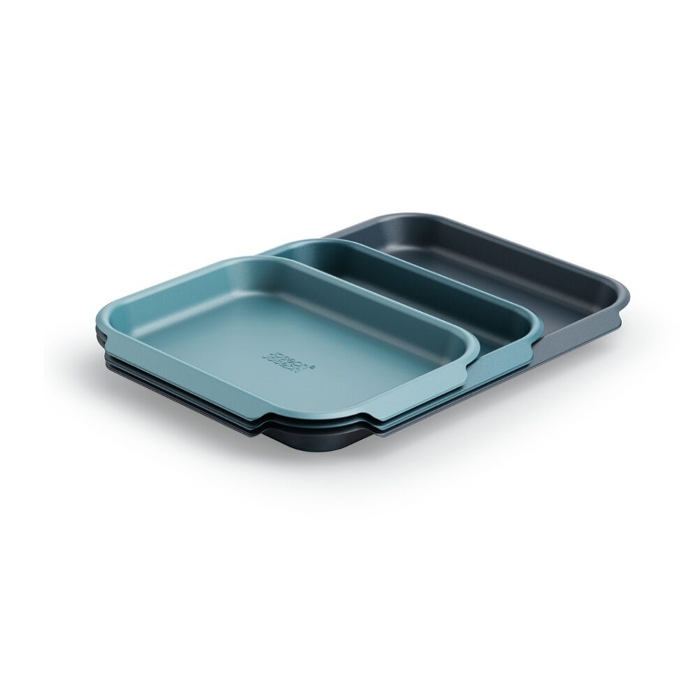 Joseph Joseph Carbon Steel Non-Stick Nest Small Kitchen Baking Tray Blue (2 Pack) — image 5