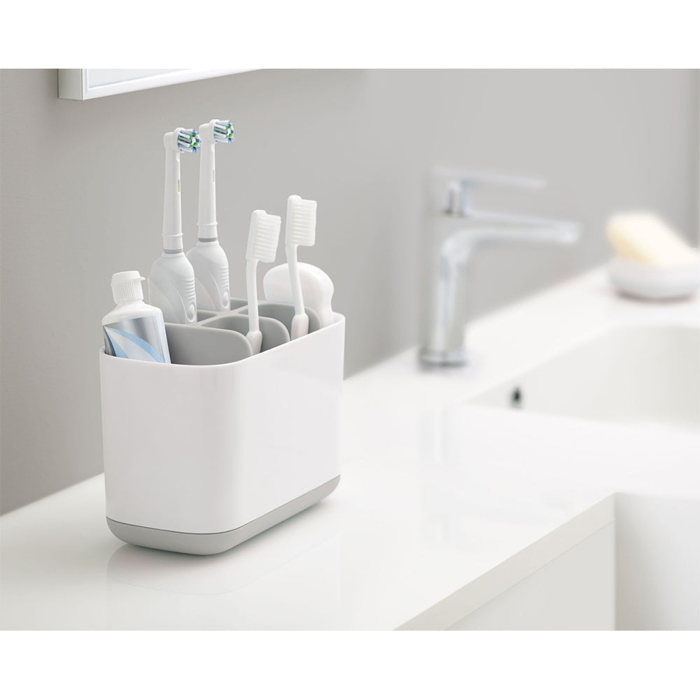 Joseph Joseph EasyStore Large Toothbrush Caddy Bathroom Storage Organiser Grey — image 4