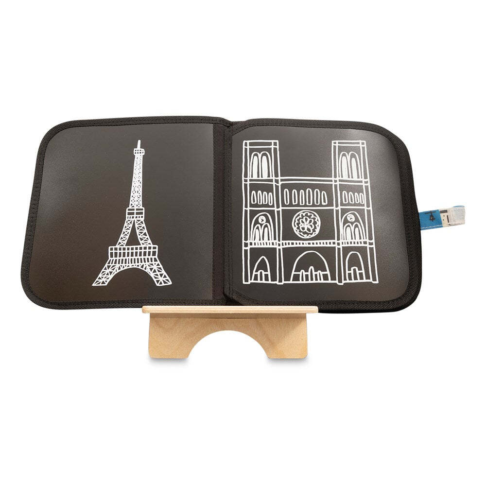 Jaq Jaq Bird Cities of Wonder Erasable Book Paris Art/Craft Kids Activity 3y+ — image 2