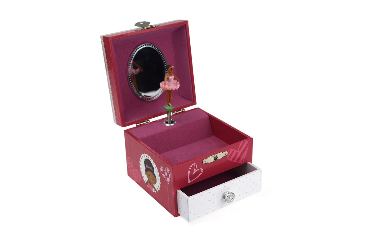 Kaper Kidz 10.5cm Misty Ballerina Square Music Jewellery Box Kids Home Decor 3+ — image 2