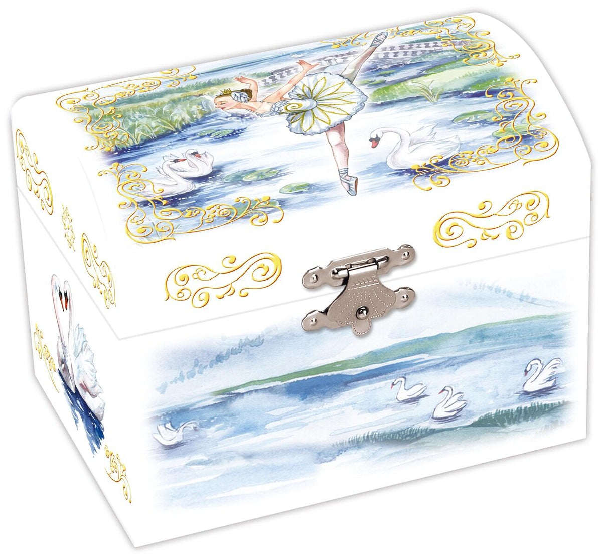 Kaper Kidz Azurea Ballerina Dome Music Box Kids/Children Musical Toy 3y+