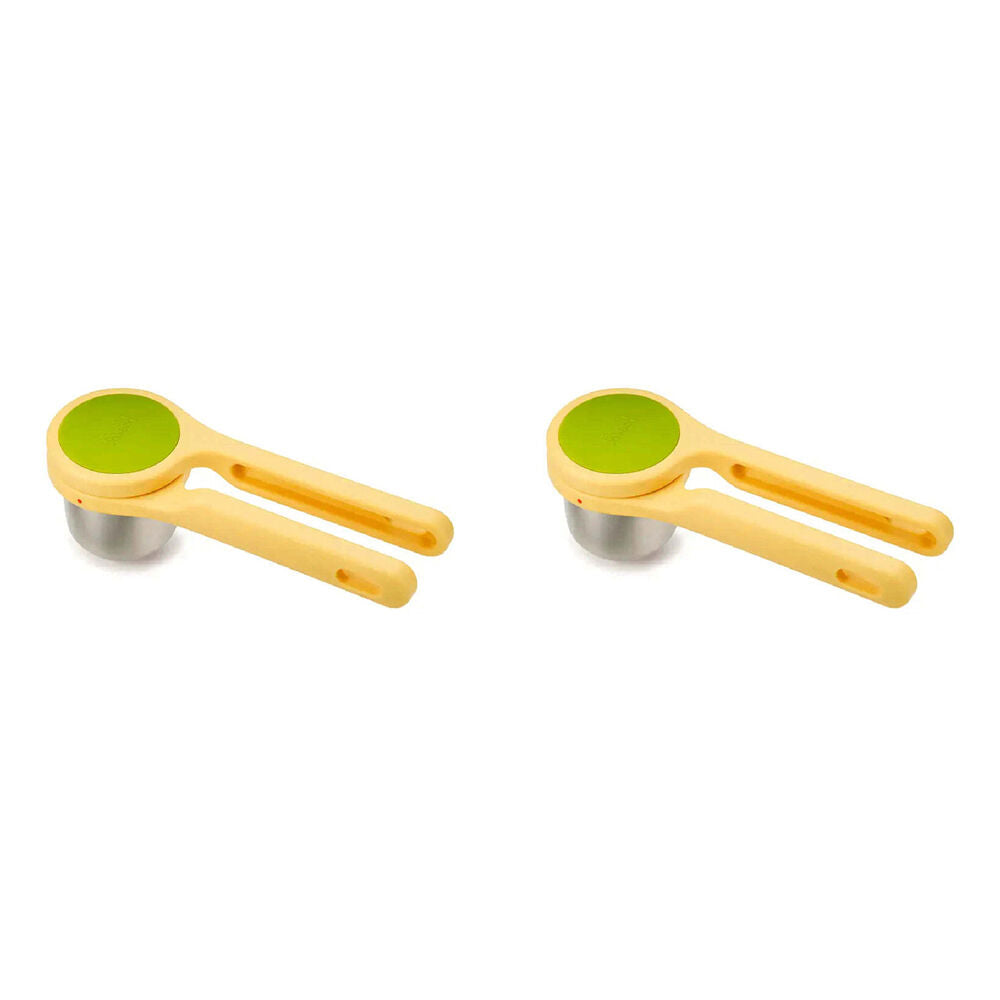 Joseph Joseph 24.5cm Helix Citrus Press Twisting Lemon/Lime Juicer Yellow (2 Pack)