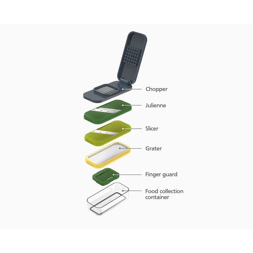 Joseph Joseph Multi-Prep Compact Grater & Slicer 22cm (4 Pieces) — image 4