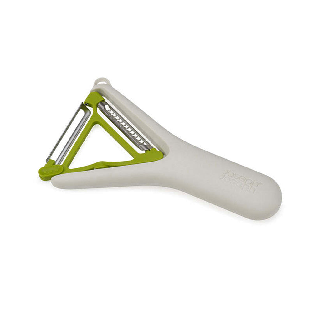 Joseph Joseph Switch 2-in-1 Y-Shape Vegetable Peeler Stainless Steel Stone/Green