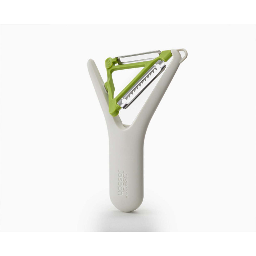 Joseph Joseph Switch 2-in-1 Y-Shape Vegetable Peeler Stainless Steel Stone/Green — image 4