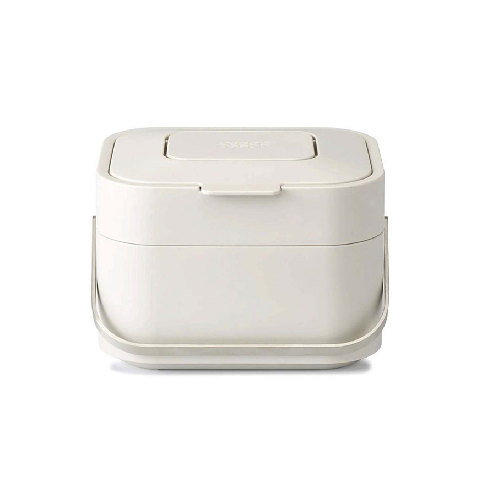 Joseph Joseph Stack 4L/23.5cm Food Waste Caddy Storage w/ Handle/Lid Stone