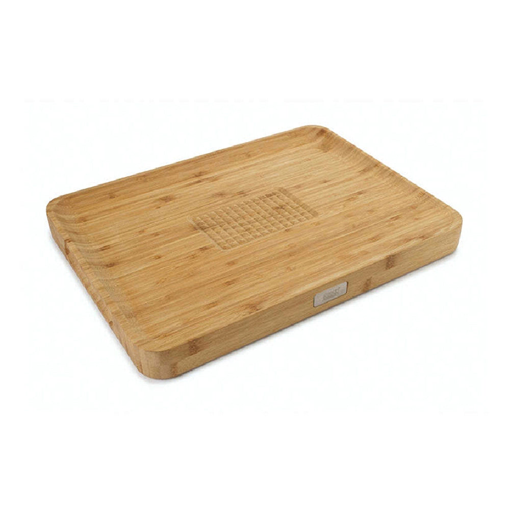 Joseph Joseph Cut & Carve 40cm Bamboo Chopping/Cutting Board Rectangle Natural