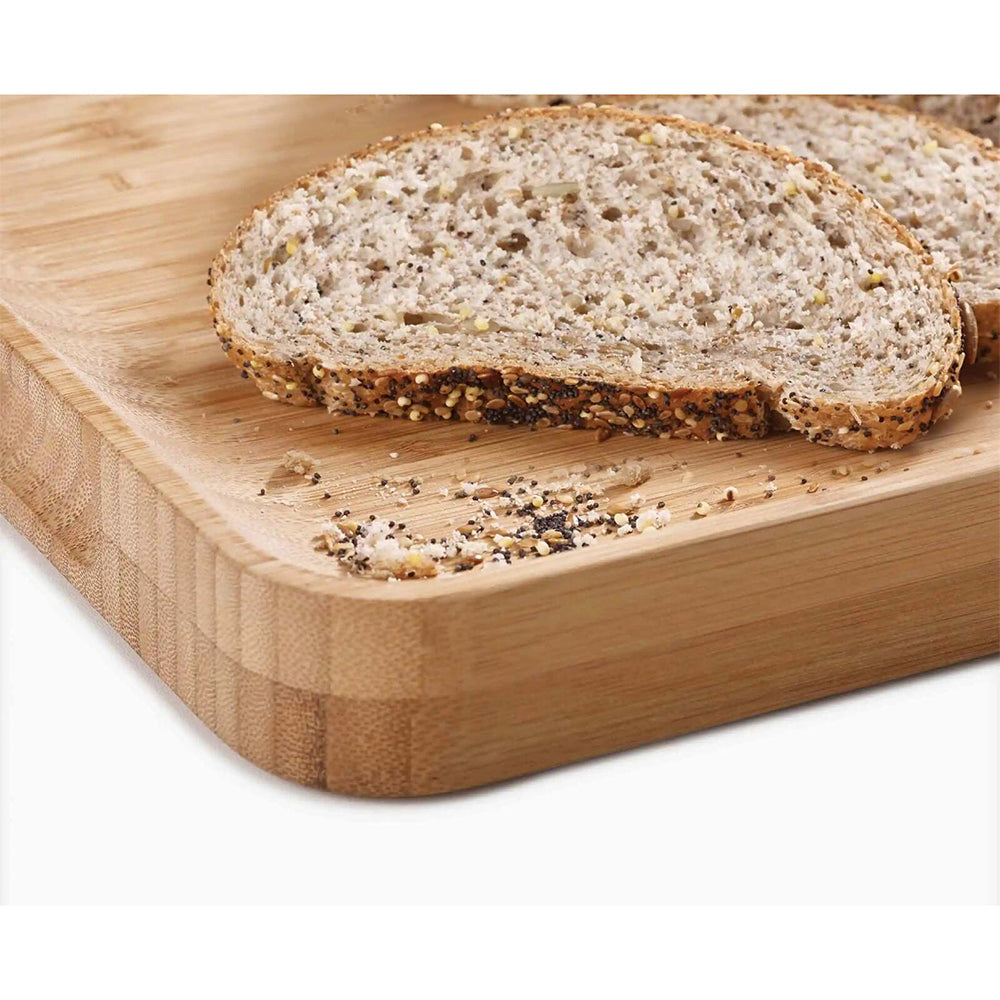 Joseph Joseph Cut & Carve 40cm Bamboo Chopping/Cutting Board Rectangle Natural — image 5