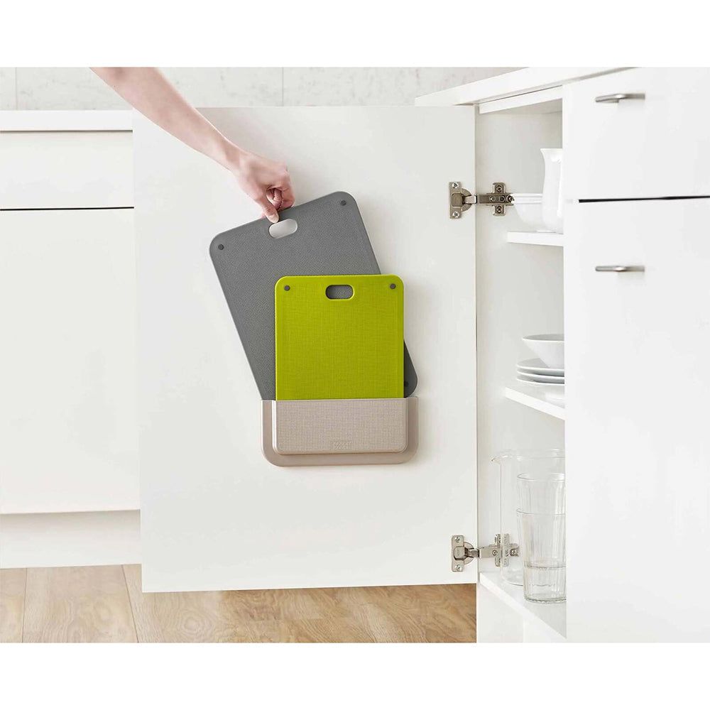 Joseph Joseph DoorStore Chop Chopping Board w/ Storage Case Set Grey/Green (2 Pieces) — image 5