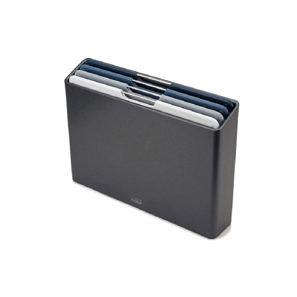 Joseph Joseph Folio Chopping/Cutting Board Set Large w/ Storage Graphite (4 Pieces)