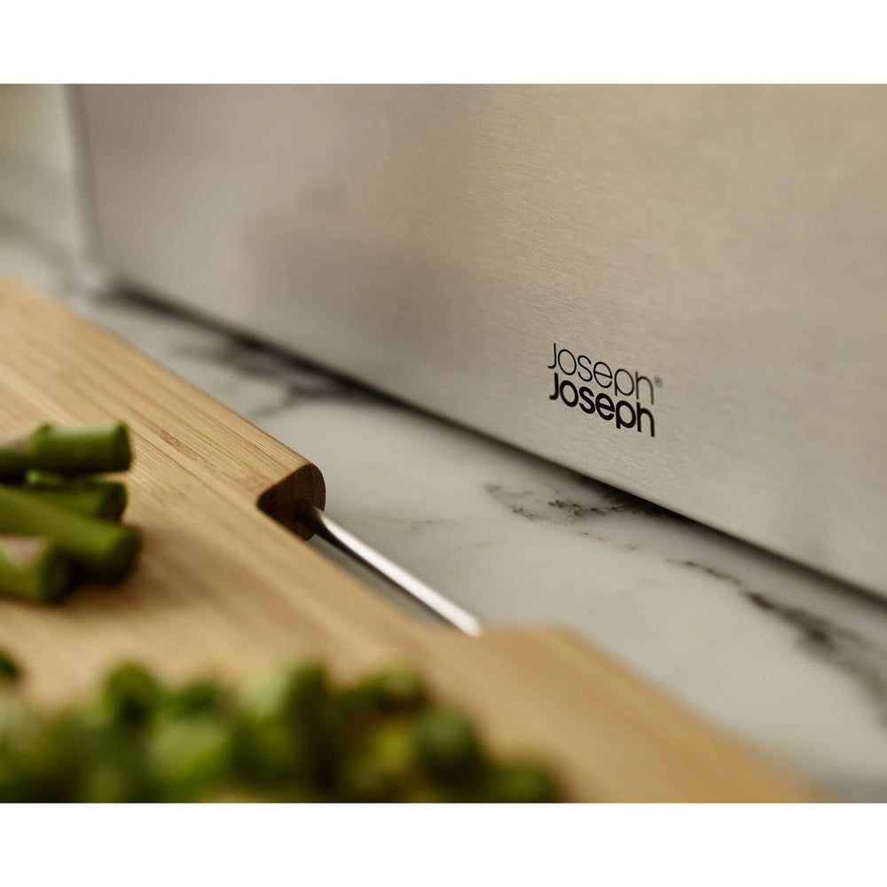 Joseph Joseph Folio Steel Bamboo Chopping Cutting Board w/ Storage 38x29cm (3 Pieces) — image 3
