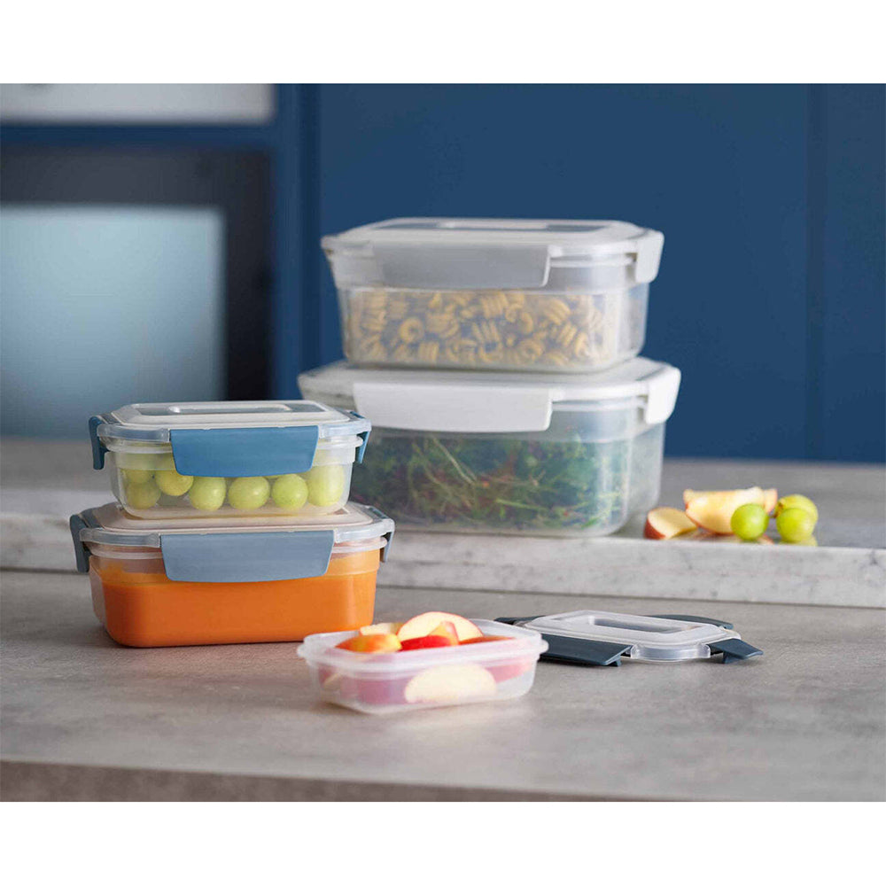 Joseph Joseph Nest Lock Food Container Storage Set w/Airtight Snap Lid Sky (5 Pieces) — image 2