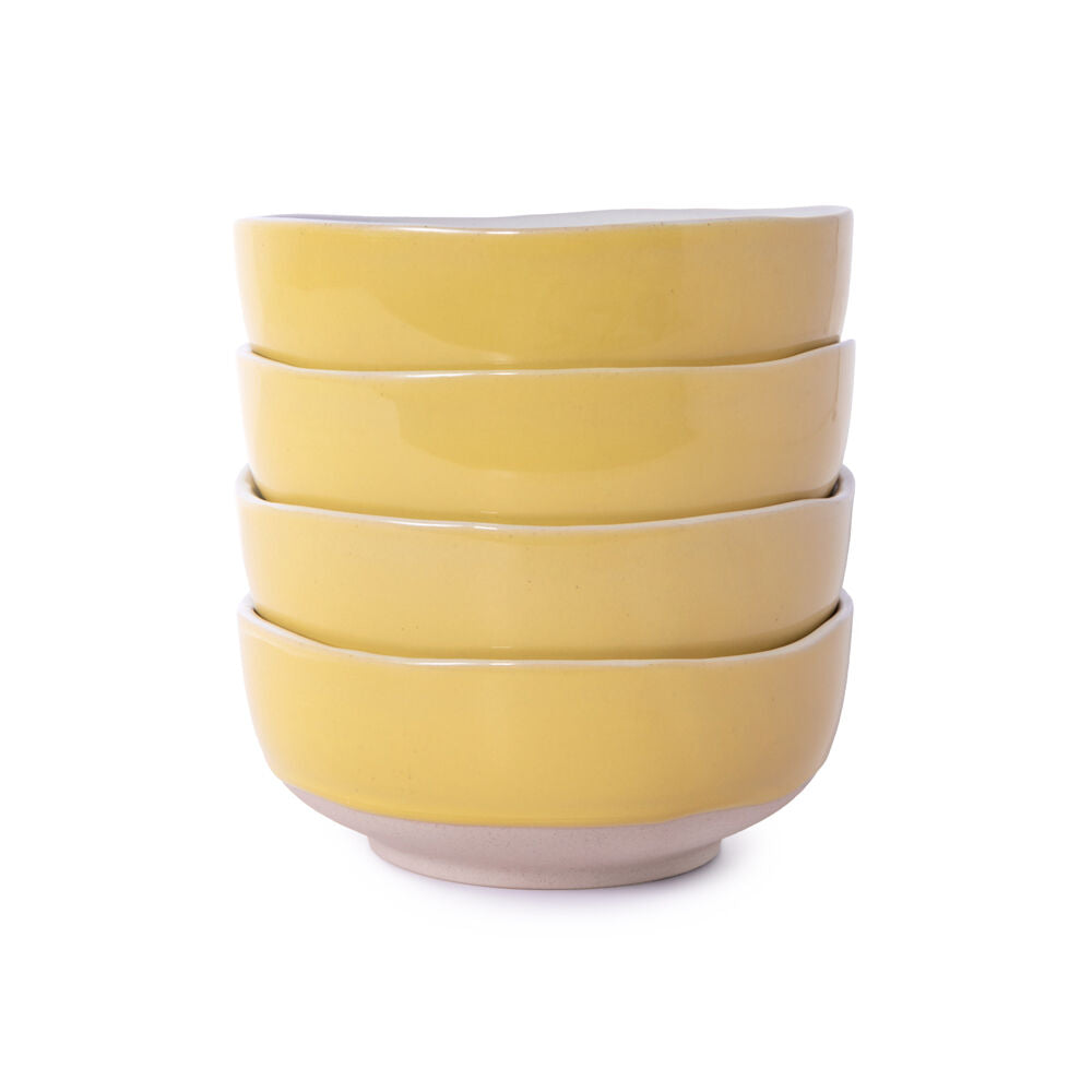 Jamie Oliver Big Love Brilliant Bowl Set with Wobbly Edges Stonewear (4 Pieces)