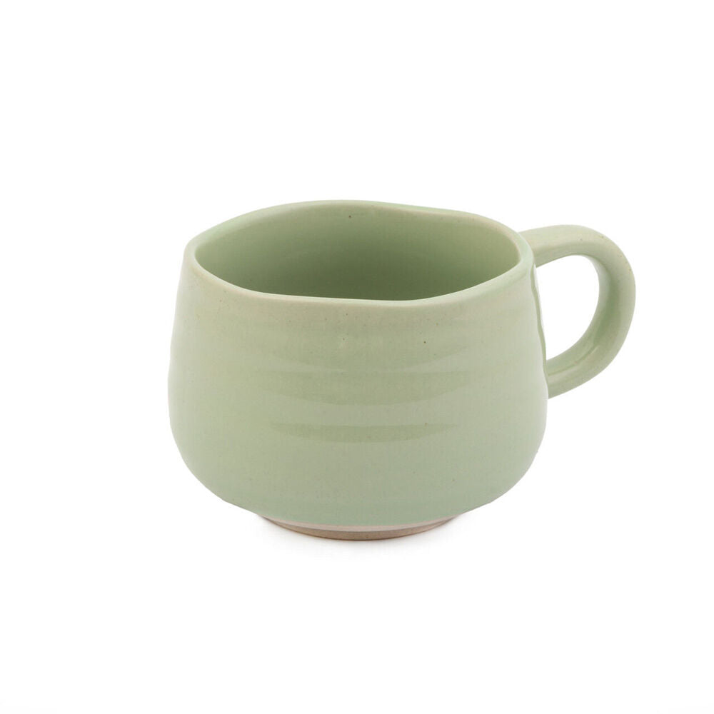Jamie Oliver Big Love Cosy Cuppa Coffee Mug w/ Handle 375ml Stoneware Green