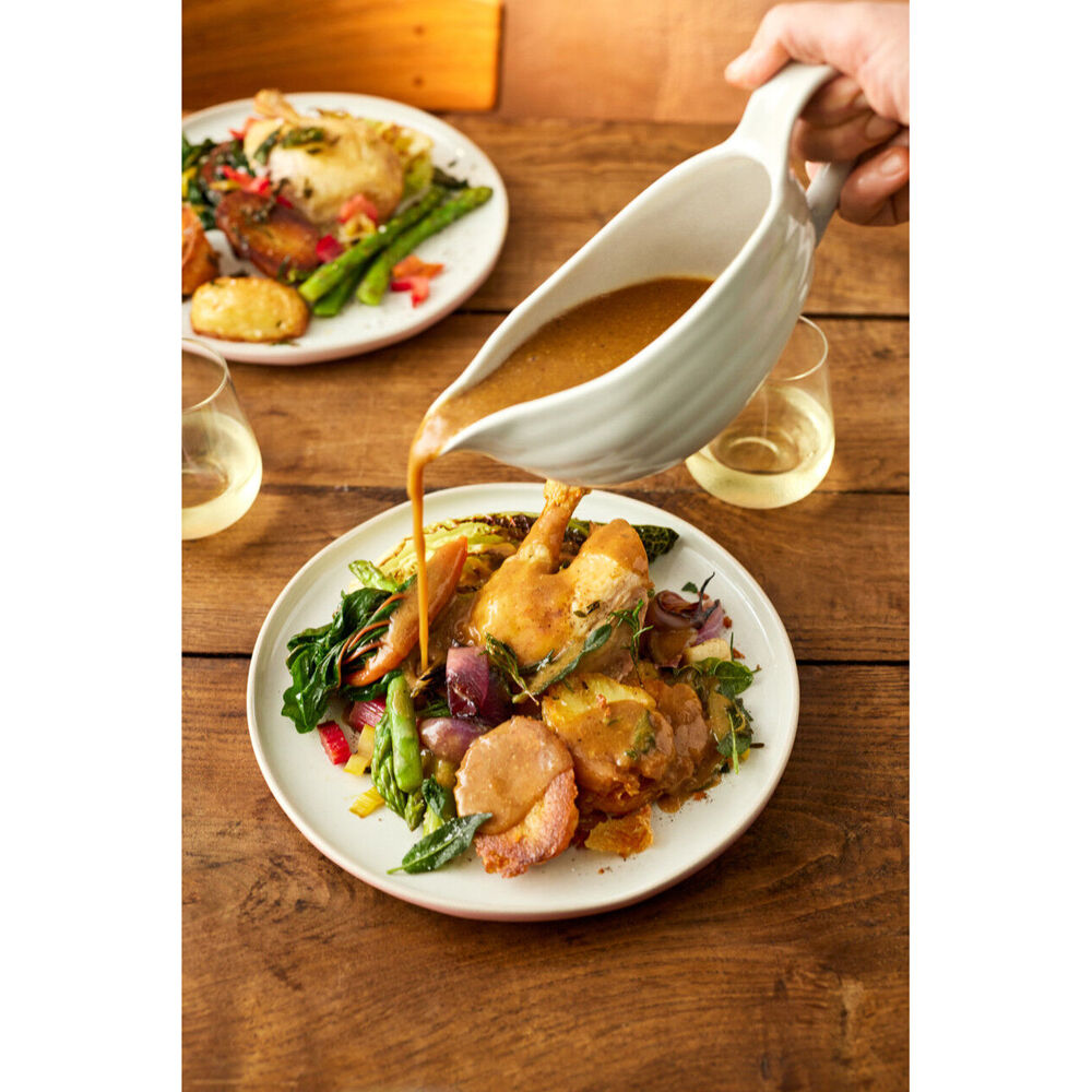Jamie Oliver Big Love Great 400ml Gravy Boat Stoneware Container w/Handle WHT — image 9