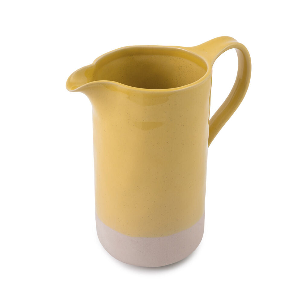 Jamie Oliver 1.5L Yellow/Cream Big Love Perfect Stoneware Base Pitcher