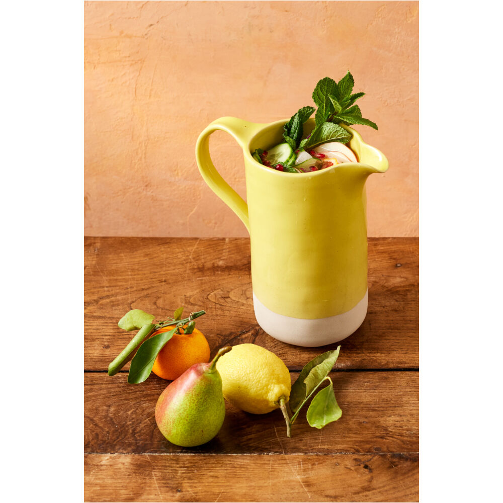 Jamie Oliver 1.5L Yellow/Cream Big Love Perfect Stoneware Base Pitcher — image 7