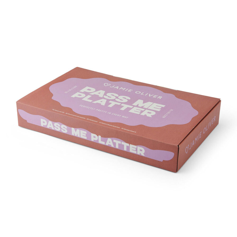 Jamie Oliver Big Love Pass-Me Platter Serving Plate Stoneware 35x20cm Pink (2 Pack) — image 4
