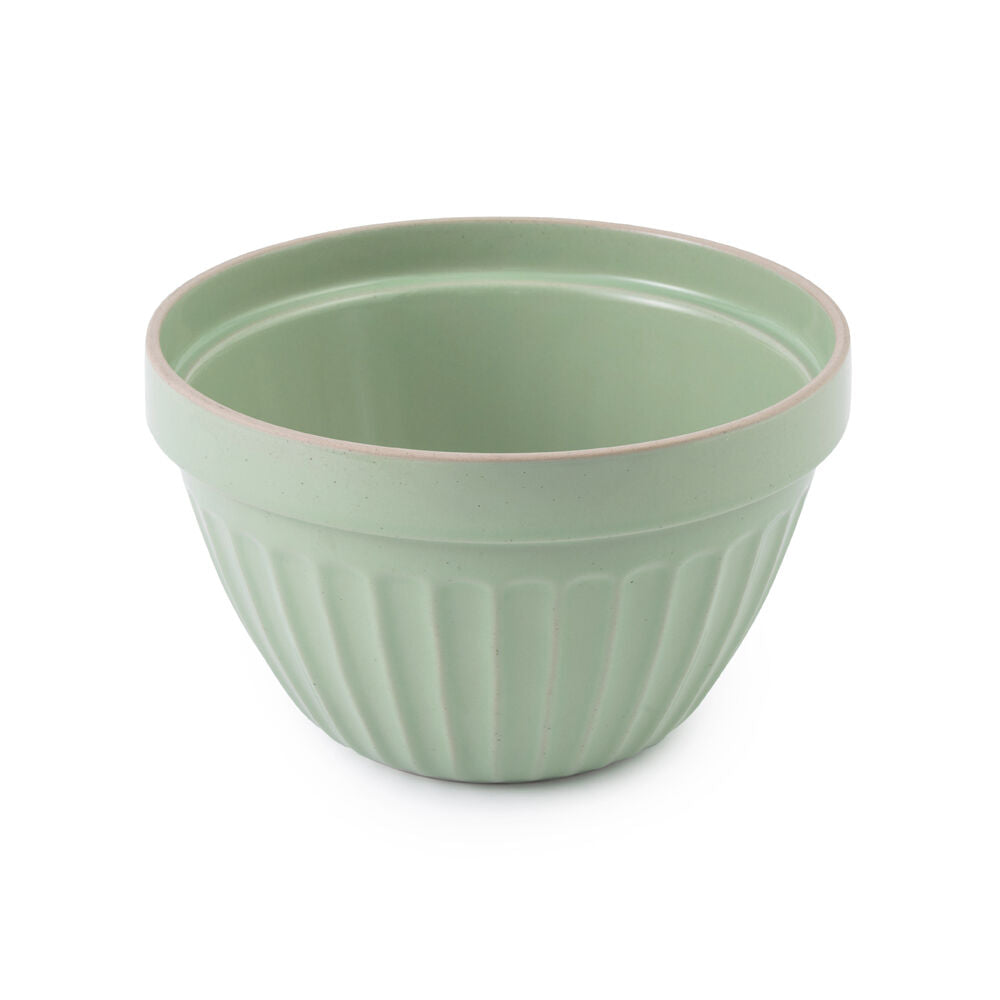 Jamie Oliver 1.5L Speckled Glaze Green Big Love Proper Pudding and Mixing Bowl