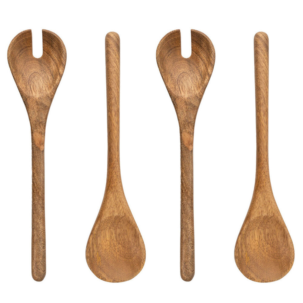 Jamie Oliver 2pc Jamie Oliver Big Love Mango Wood Salad Serving Spoon/Fork Set Brown (2 Pack)