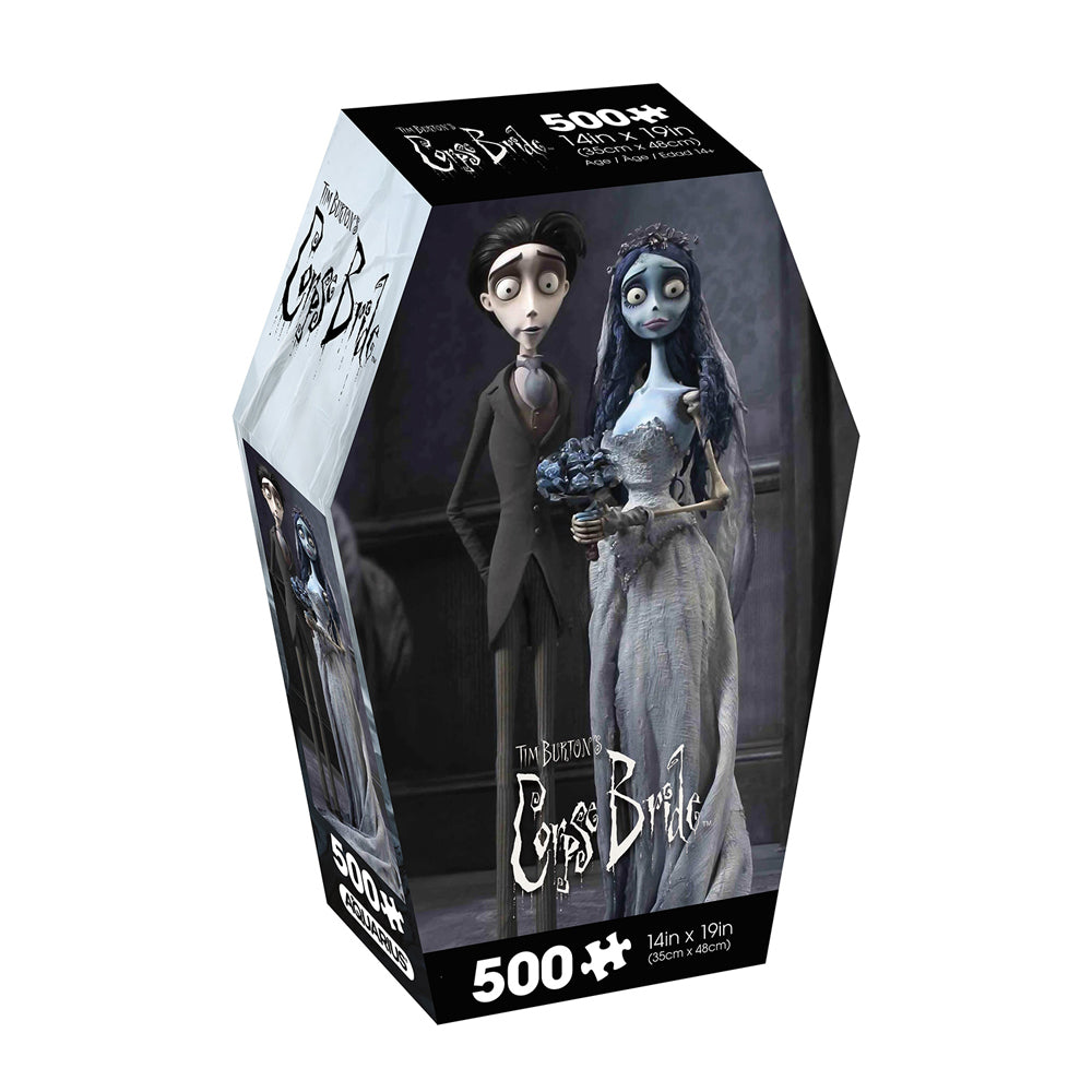 Aquarius Corpse Bride Jigsaw Puzzle w/ Coffin Box 35x48cm Kids 14y+ (500 Pieces)
