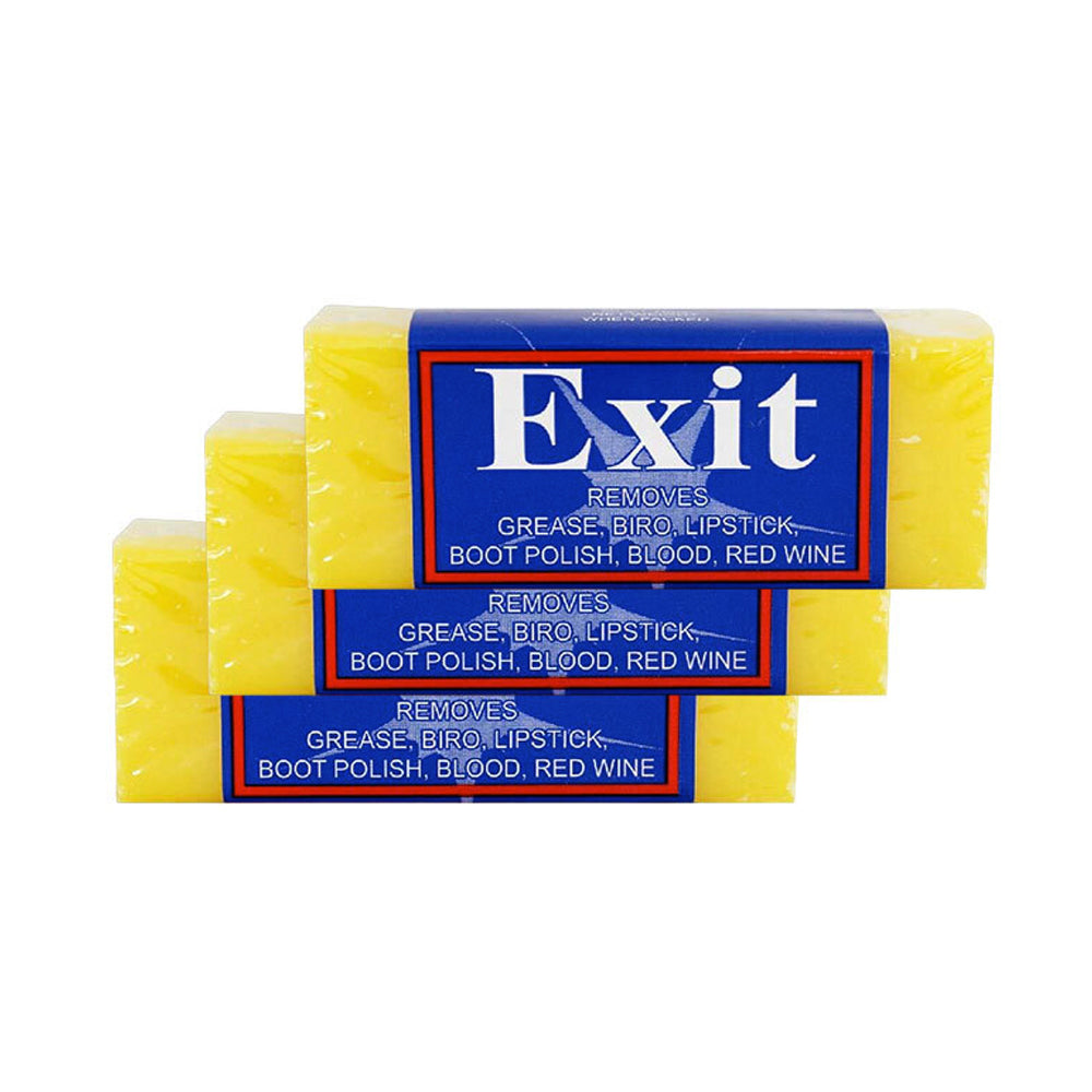 Exit Soap Stain Remover Grease/Biro Blood Multi-Purpose Cleaner (3 Pack)