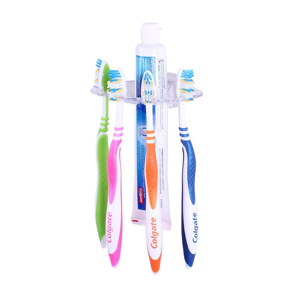 I-Hook Bathroom 10cm Suction Organiser Storage Soap/Toothbrush Holder Clear (2 Pack) — image 4