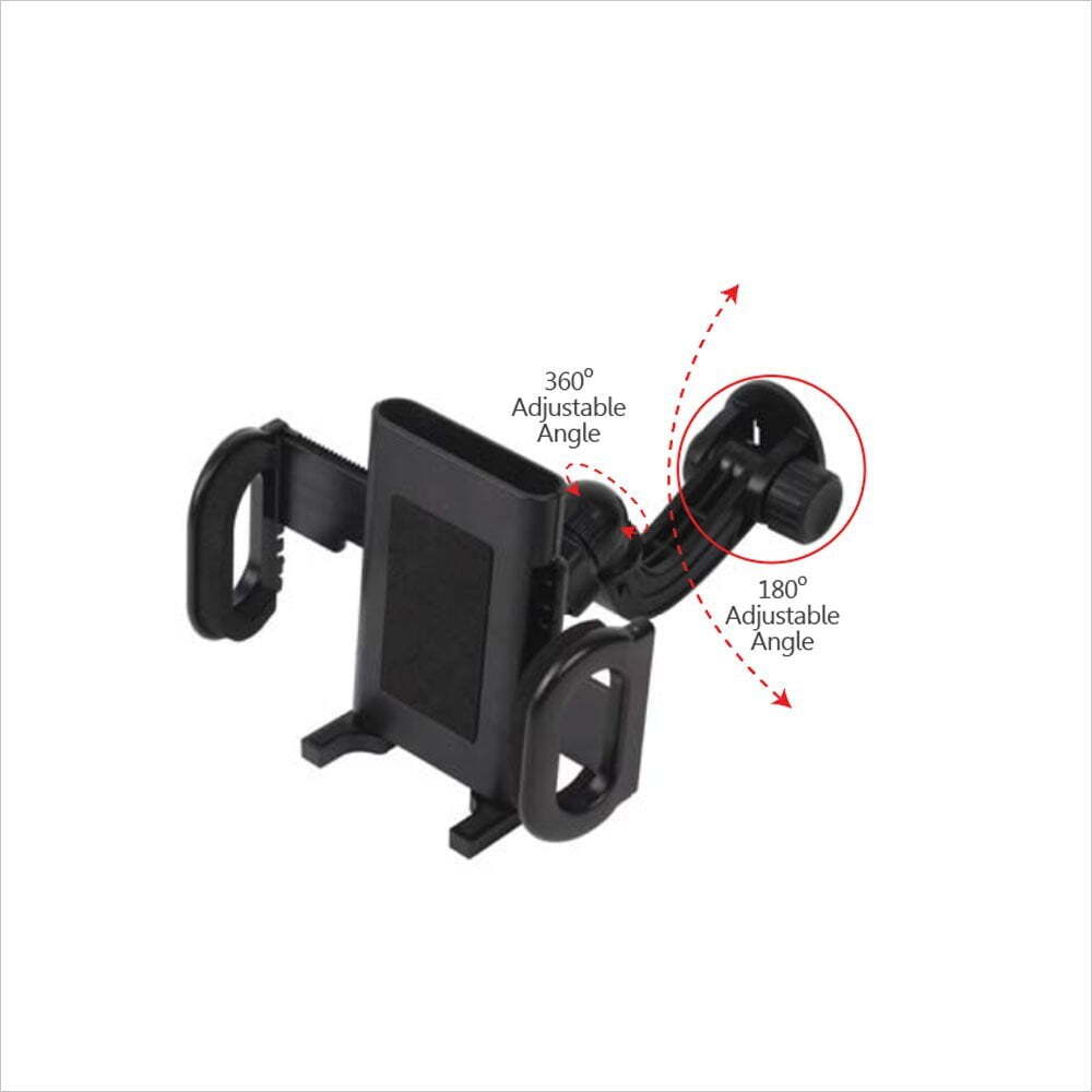 I-Hook Adjustable Universal Car Phone Suction Holder Storage Mount Stand Black — image 6