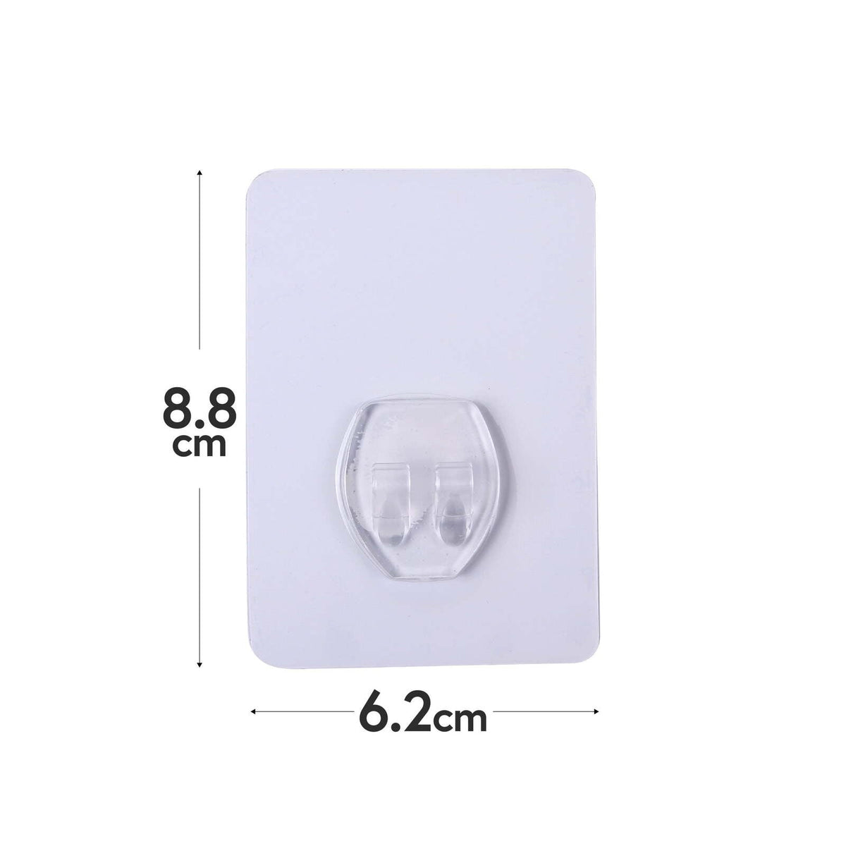 I-Hook Reusable R1 Replacement 8.8x6.2cm Wall Storage For Sponge Holder Clear (2 Pack) — image 4