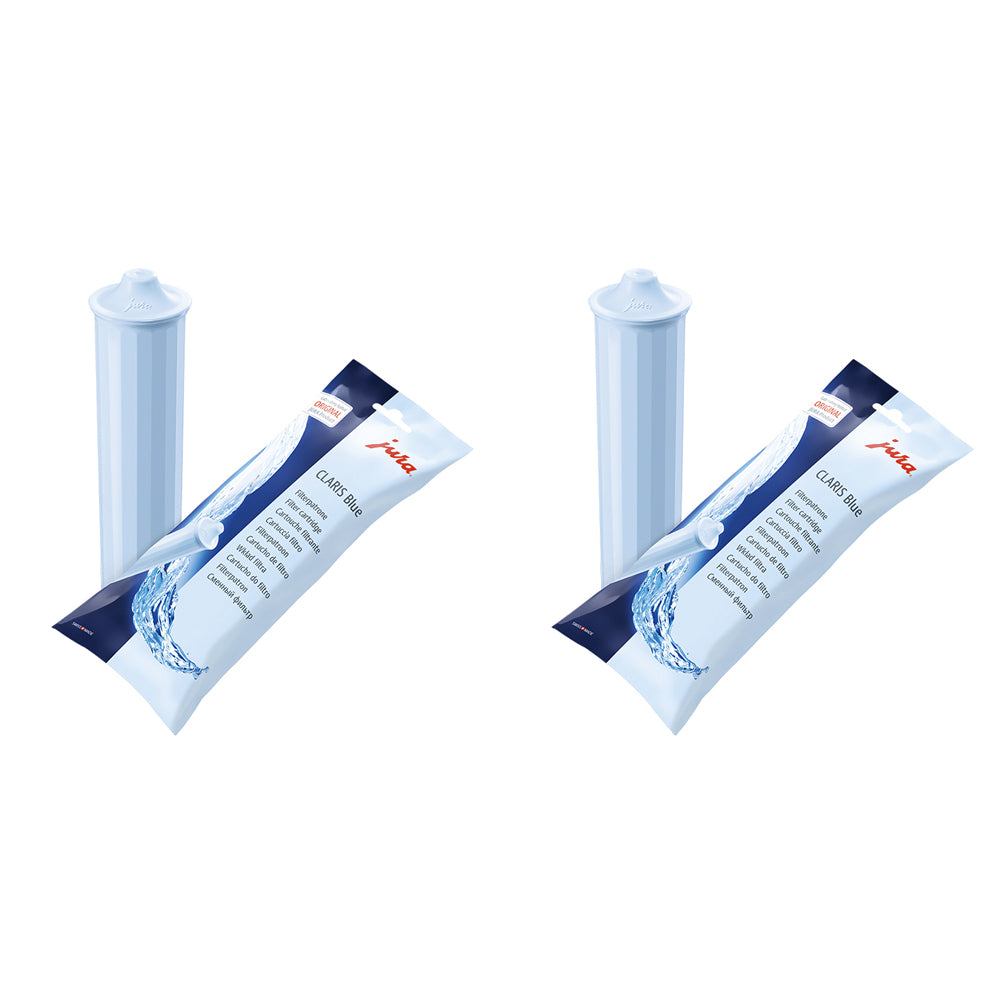 Jura Claris Blue Advanced Cleaning Water Filter Cartridge For Coffee Machine (2 Pack)