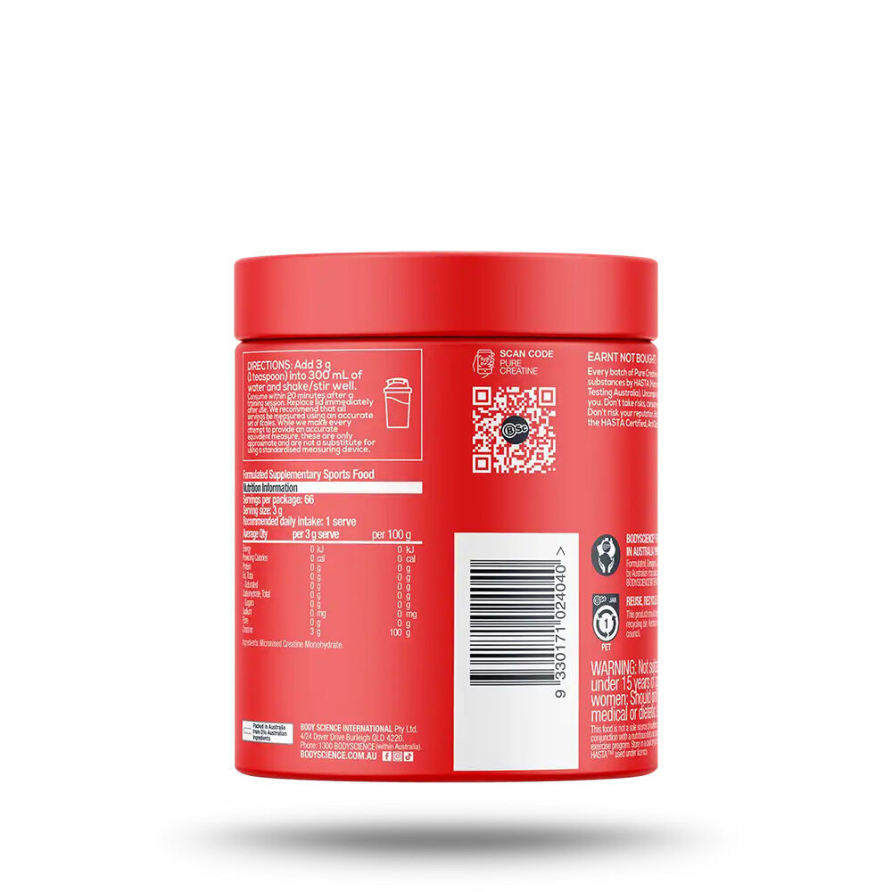 BSc Gym Combo 1.8kg Choc Whey Protein 180g Berry EAA + Hydration 200g Creatine — image 9