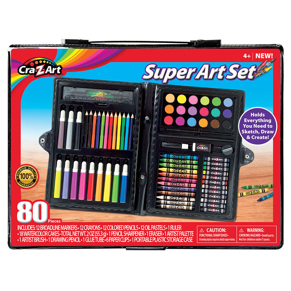 Cra-Z-Art 80pc Cra-Z-Art Super Art Material Stationery Colouring Crayons Kids 4y+ (2 Pack) — image 4