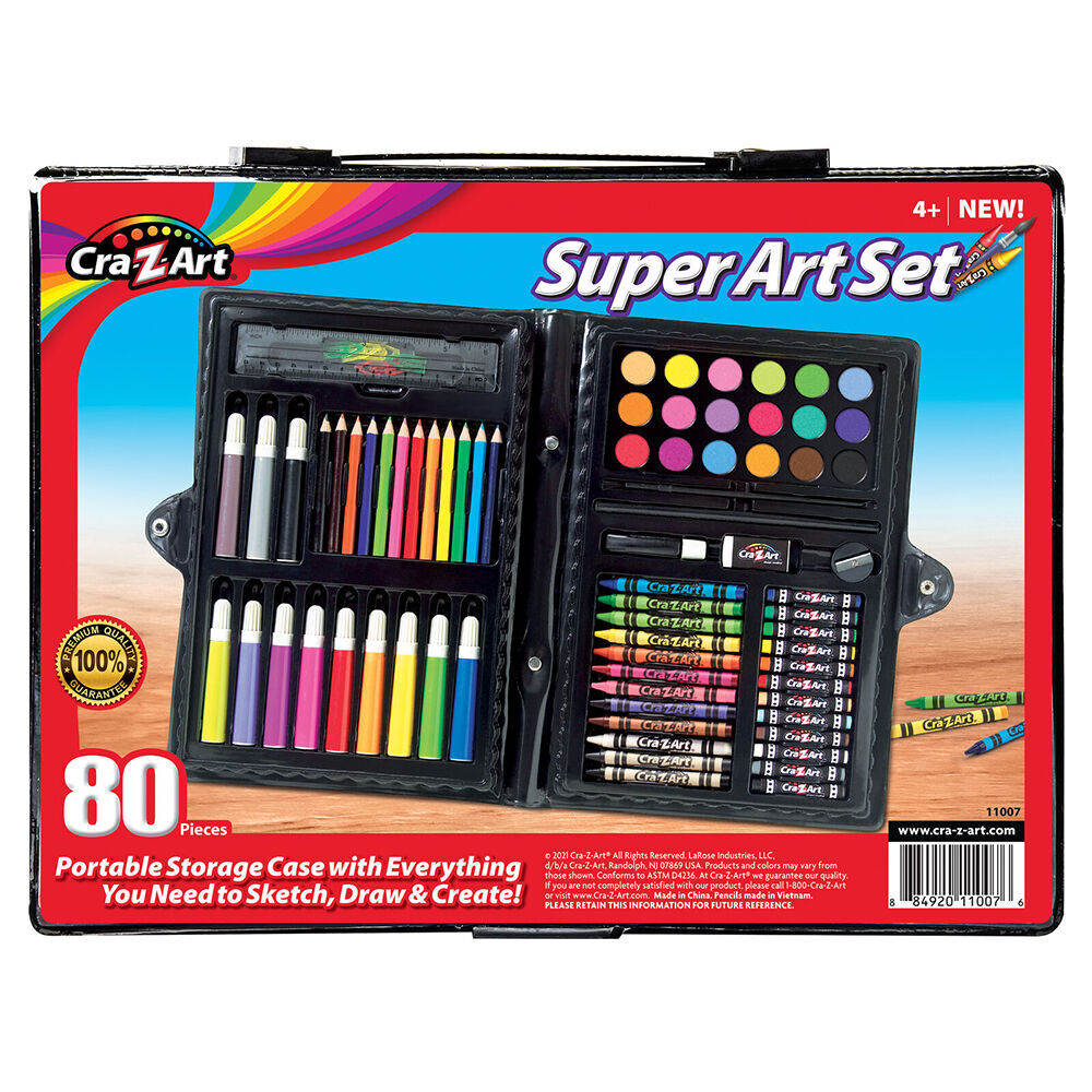 Cra-Z-Art 80pc Cra-Z-Art Super Art Material Stationery Colouring Crayons Kids 4y+ (2 Pack) — image 5
