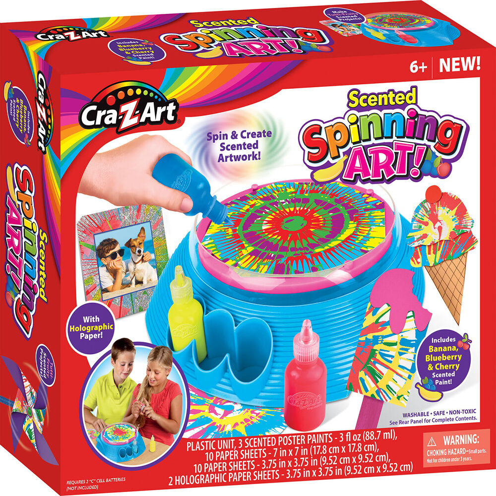 Cra-Z-Art Colouring Pens Scented Educational Spinning Art Stationery Kids 6y+