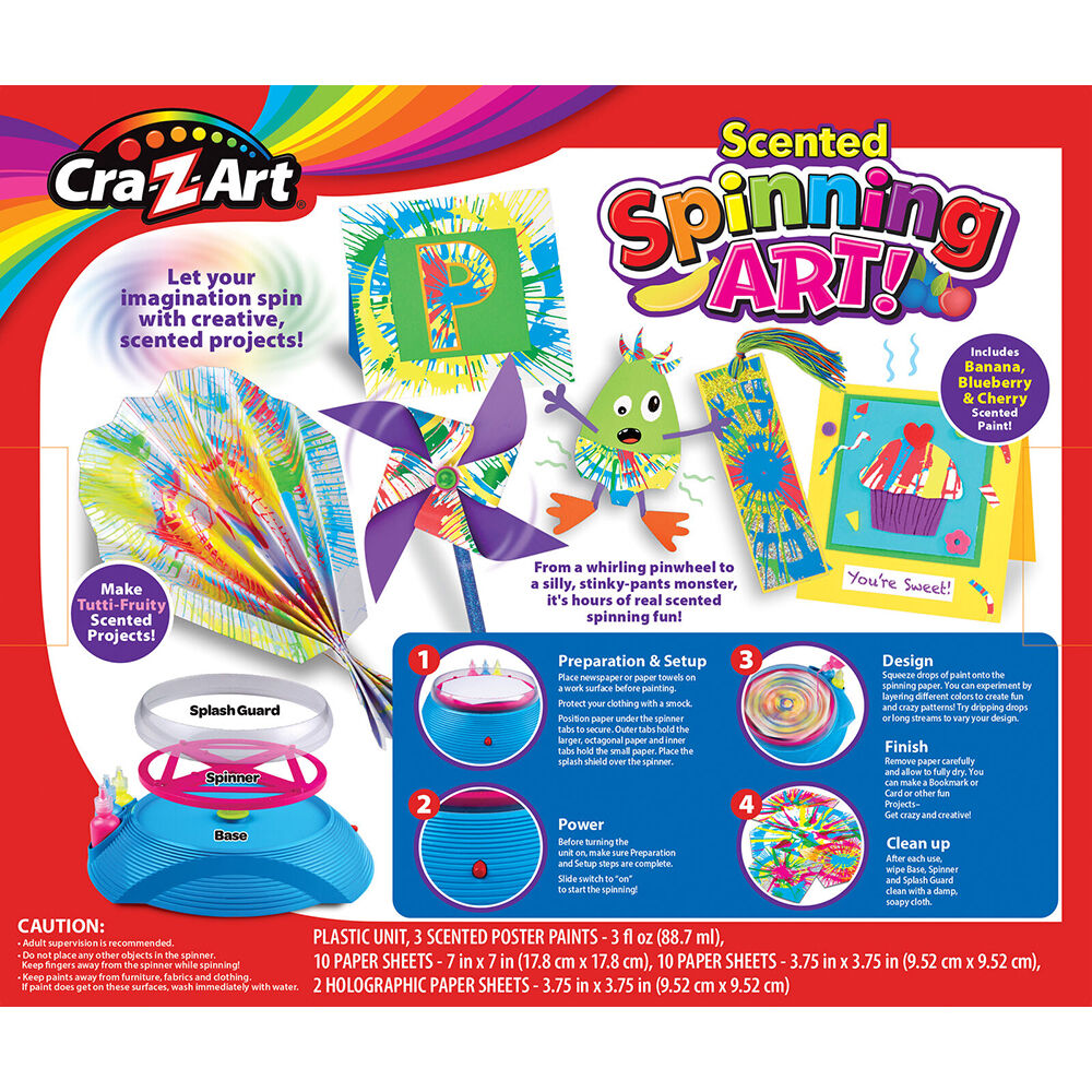 Cra-Z-Art Colouring Pens Scented Educational Spinning Art Stationery Kids 6y+ — image 3
