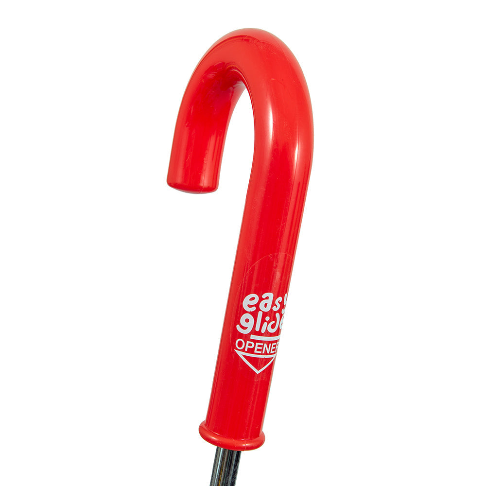 Clifton Kids 67cm Clear PVC Dome/Birdcage Umbrella Wind Resistant Red Border — image 3