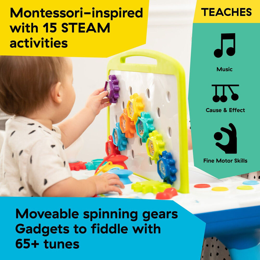 Bright Starts 12m+ Curiosity Table Activity Station Interactive Toddler Toy — image 3