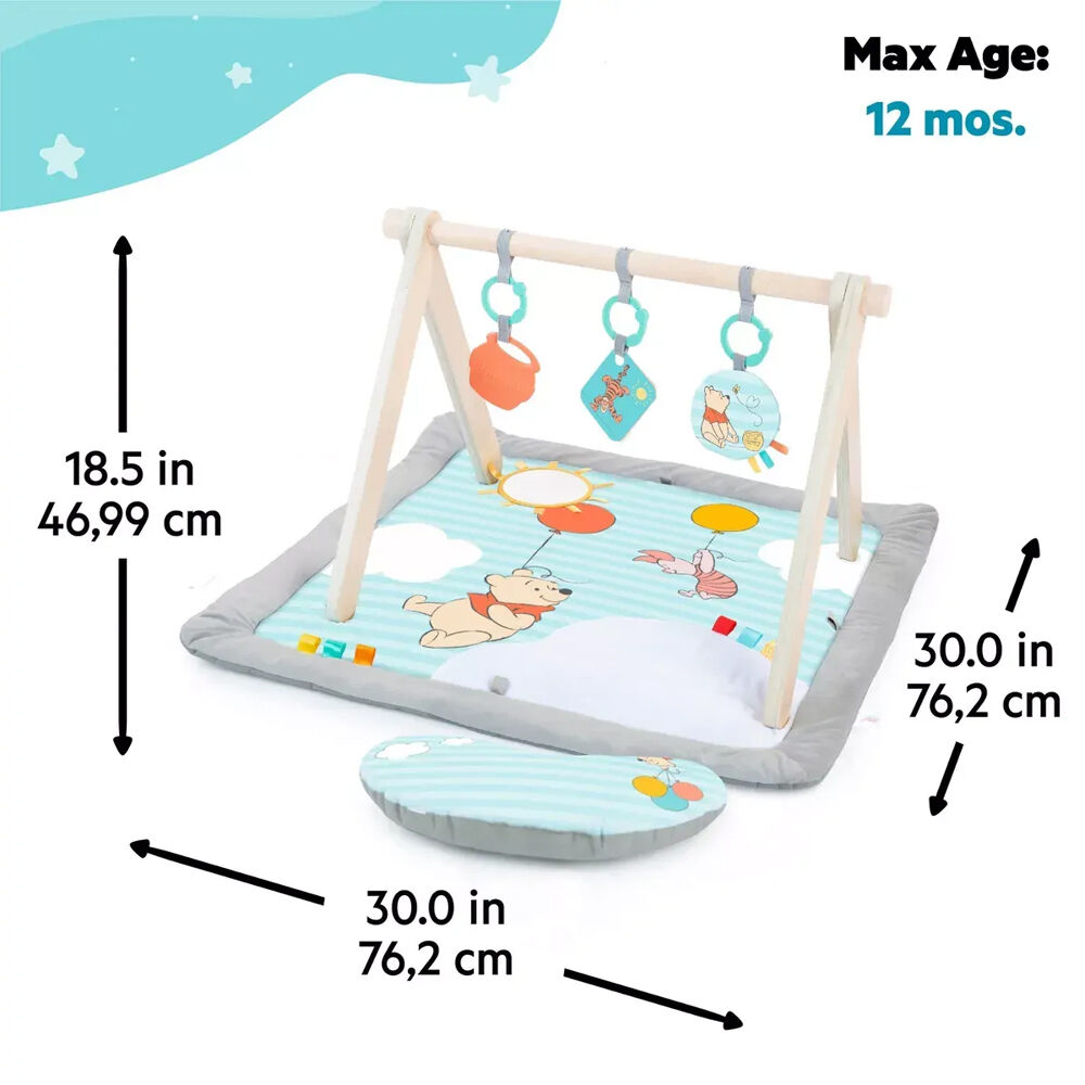Bright Starts Once Upon a Tummy Time Activity Gym Winnie The Pooh 0-12m — image 8