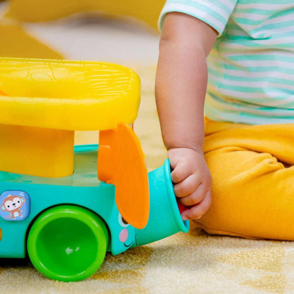 Bright Starts 6m+ Pop & Roll Safari Bus Ball Baby Play Toy w/Lights Sounds — image 7