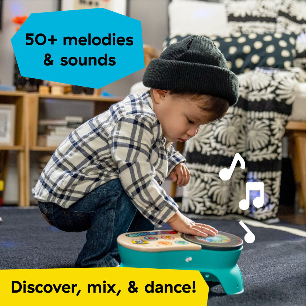 Hape 6m+ DJ Discovery Magic Touch Turntable Baby Toy w/Lights and Sounds — image 2