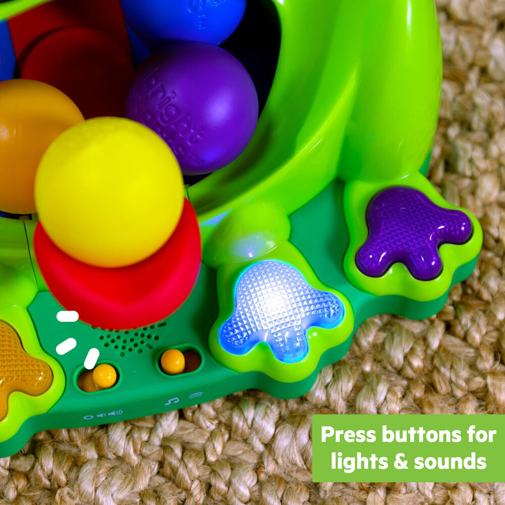 Bright Starts 6m+ Poppin' Ball Frog w/Light & Sounds Interactive Play Toy — image 5