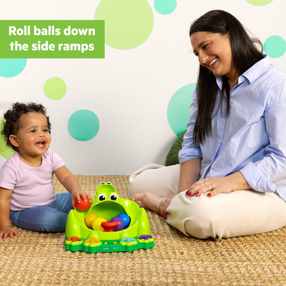 Bright Starts 6m+ Poppin' Ball Frog w/Light & Sounds Interactive Play Toy — image 6