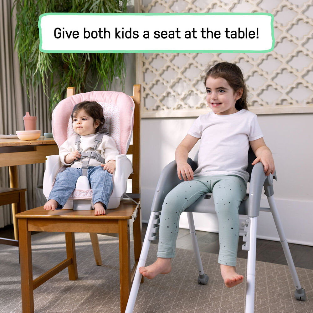 Ingenuity Pink 6m+ Trio Foldaway 6-in-1 Baby High Chair w/Detachable Booster — image 3